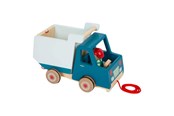 Vauva- ja taaperolelut - Small Foot - Wooden Pull Figure Tipping Truck - 12348