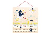 Puulelut - Small Foot - Wooden Calendar Clock Seasons (German) - 11625