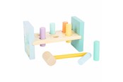 Vauva- ja taaperolelut - Small Foot - Wooden Hammer Bench Pastel 8 pcs. - 11723