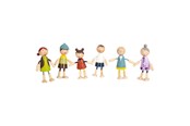 Hahmot - Small Foot - Wooden Dollhouse Family Bendable 6pcs - 11804