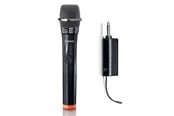 Mikrofonit - Lenco MCW-011BK - Wireless microphone with 6.3 mm battery powered receiver - MCW-011BK