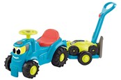 Tasapainopyörät, potkuautot ja potkulaudat - Ecoiffier Tractor with Trailer and Lawn Mower - 4350