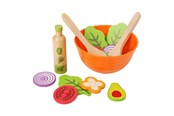 Roolileikit - Small Foot - Wooden Play Food Salad Play Set 15 p - 11476