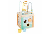 Vauva- ja taaperolelut - Small Foot - Wooden Activity Cube and Motor Skills - 11724