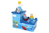 Lastenhuone - Small Foot - Wooden Music Box and Piggy Bank Pirate - 5819