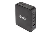 Puhelin - Adapterit & Laturit - Club 3D CAC-1917 power adapter - GaN technology - USB 3 x USB-C - 140 Watt - CAC-1917