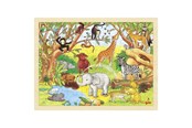 Palapelit - Goki Wooden Jigsaw Puzzle - Jungle 48pcs. Puu - 57892