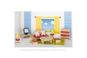 Nuket, pehmolelut ja oheistarvikkeet - Goki Doll Furniture Living Room - 51716