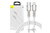 USB kaapelit - Baseus Cable USB-C to Lightning  Legend Series PD 20W 1 m (White) - CATLJK-A02