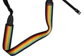 Kamerahihnat - Polaroid Camera Strap Flat - Rainbow Black - 006055