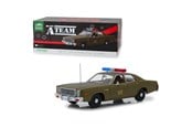 Pienoismallit: autot - Greenlight 1:18 Scale Diecast for 1977 Plymouth Fury US Army Police Model Car Army Green - 0819725024808