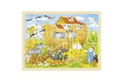 Palapelit - Goki Wooden Puzzle Noah's Ark 96pcs. Puu - 57535