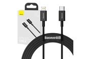 USB kaapelit - Baseus Superior Series Cable USB-C to Lightning 20W PD 2m (black) - CATLYS-C01