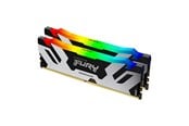 RAM - Kingston FURY Renegade RGB DDR5-6000 - 96GB - CL32 - Dual Channel (2 pcs) - Intel XMP - Musta RGB - KF560C32RSAK2-96