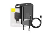 Puhelin - Adapterit & Laturit - Baseus Super Si Quick Charger 1C 30W (black) - CCSUP-J01