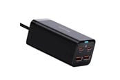 Puhelin - Adapterit & Laturit - Baseus GaN3 Pro 4 Ports Desktop Charger 2xUSB-C + 2xUSB 100W - Black - CCGP000101
