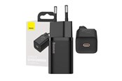 Puhelin - Adapterit & Laturit - Baseus Super Si Quick Charger 1C 25W (black) - CCSP020101