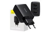 Sisäiset virtakaapelit - Baseus Compact Quick Charger 3x USB 17W (Black) - CCXJ020101
