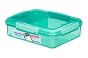 Keittiötarvikkeet - Sistema Snack Attack Duo Lunch 975ml - Green - 41482-1-9414202414823