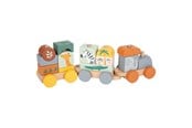 Puulelut - Small Foot - Wooden Stacking Blocks Train Safari - 11698