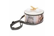 Puulelut - Small Foot - Wooden Drum Wild Animals with Sticks. - 11952