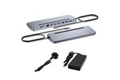 Telakointiasemat - I-Tec 11-in-1 - USB-C TB3 TB4 - 2 DP HDMI - 100W PD - C31FLAT2PDPRO100W