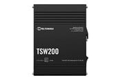 Kytkimet - Teltonika TSW200 Industrial PoE+ Switch (TSW2000000B0 / Standard package without PSU) - TSW2000000B0