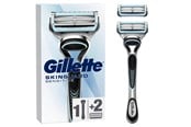 Parranajovälineet - Gillette Skinguard Sensitive Razor Handle + 2 blades - 8001090613646