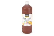 Luovat leikit - Creall School paint Dark brown 1 liter - 01819