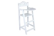 Nuket, pehmolelut ja oheistarvikkeet - Small Foot - Wooden Doll Chair White - 2857