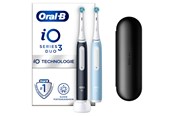 Sähköhammasharjat - Oral-B Sähköhammasharja iO3 Duo Matt Black / Ice Blue - 8006540731659