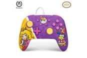 Pelit - lisävarusteet - PowerA Enhanced Wired Controller for Nintendo Switch - Princess Peach Battle - Wired Controller - Nintendo Switch - NSGP0092-01