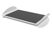 Sisustus - Leitz Ergo Adjustable Computer Foot Rest Light Grey - 65030085