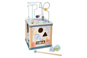Vauva- ja taaperolelut - Small Foot - Wooden Activity Cube and Motor Spiral - 11910