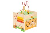 Vauva- ja taaperolelut - Small Foot - Wooden Activity Cube and Motor Spiral - 11732