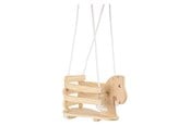 Ulkoleikit - Small Foot - Wooden Horse Swing 140cm - 7190