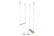Ulkoleikit - Small Foot - Wooden Swing Set 3in1 - 11908