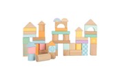Vauva- ja taaperolelut - Small Foot - Wooden Building Blocks Pastel 50dlg. - 11722
