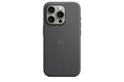 Puhelin - Kannet ja kotelot - Apple iPhone 15 Pro FineWoven Case with MagSafe - Black - MT4H3ZM/A