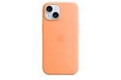 Puhelin - Kannet ja kotelot - Apple iPhone 15 Silicone Case with MagSafe - Orange Sorbet - MT0W3ZM/A