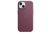 Puhelin - Kannet ja kotelot - Apple iPhone 15 FineWoven Case with MagSafe - Mulberry - MT3E3ZM/A