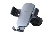 Puhelin - Muut lisävarusteet - Baseus Metal Age II Gravitational Car Holder on ventilation grid (gray) - SUJS000013