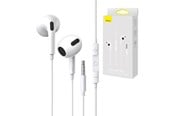 Kuulokkeet - Baseus Encok H17 Earphones (white) - NGCR020002
