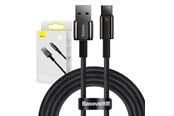 USB kaapelit - Baseus Tungsten Gold Cable USB to USB-C 100W 2m (black) - CAWJ000101