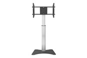 Seinäkiinnitys, AV-kiinnikkeet & AV-kalusteet - TECHLY stand - for flat panel - black silver - Max 40 kg - recommended for 70" - ICA-TR39