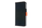 Puhelin - Kannet ja kotelot - Insmat FLIPCASE IPHONE 15 BLACK/ORANGE - 650-3192
