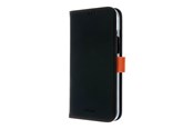 Puhelin - Kannet ja kotelot - Insmat FLIPCASE IPHONE 15 PLUS BLACK/ORANGE - 650-3193
