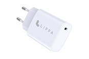 Puhelin - Adapterit & Laturit - Lippa 20W USB-C PD Wall Charger - White - LPWC5004