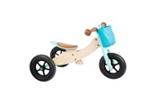Tasapainopyörät, potkuautot ja potkulaudat - Small Foot - Wooden Tricycle and Balance Bike 2in1 Maxi Turquoise - 11609