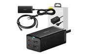 Puhelin - Adapterit & Laturit - Baseus Wall charger  GaN5 Pro 2xUSB-C + USB + HDMI 67W (black) - W120-T black